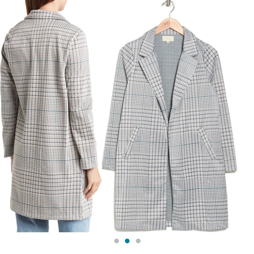 Gray Plaid Women’s XL Blazer / Jacket.